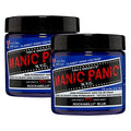 MANIC PANIC Classic Rockabilly Blue Semi Permanent Hair Color - True Neutral Blue Hair Dye for Women & Men That Lasts 4-6 Weeks - Vegan, Ammonia & Cruelty-Free - Create & Mix Custom Shades (4oz / 2pk)