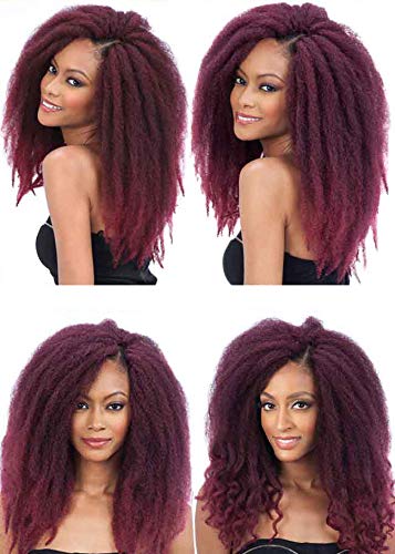 Freetress Equal Synthetic Hair Braids Double Strand Style Cuban Twist Braid 16" (6-PACK, 4)