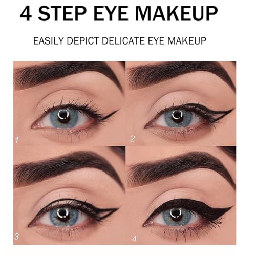 Black Gel Eyeliner Pencil Waterproof Long-Lasting