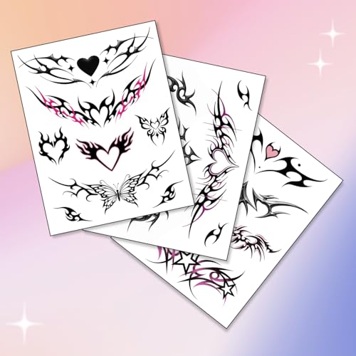 Y2K Tramp Stamp Temporary Tattoos | Waterproof Fake Tats