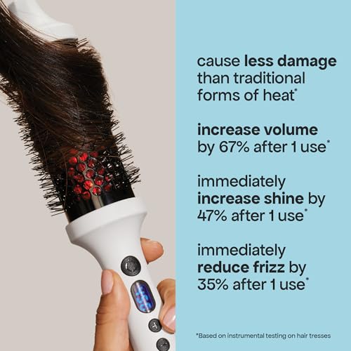 BONDIBOOST Infrared Thermal Brush - Heated Round Brush for Dry Hair