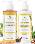 Biotin Shampoo and Conditioner Set for Fine Hair - Gentle, Sulfate-Free, with Vegan Collagen & Argan Oil