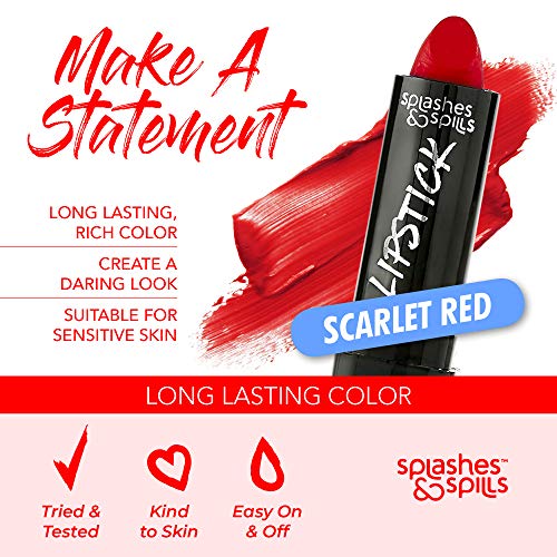 Vivid Black & Red Lipstick 2-Pack - Matte Finish