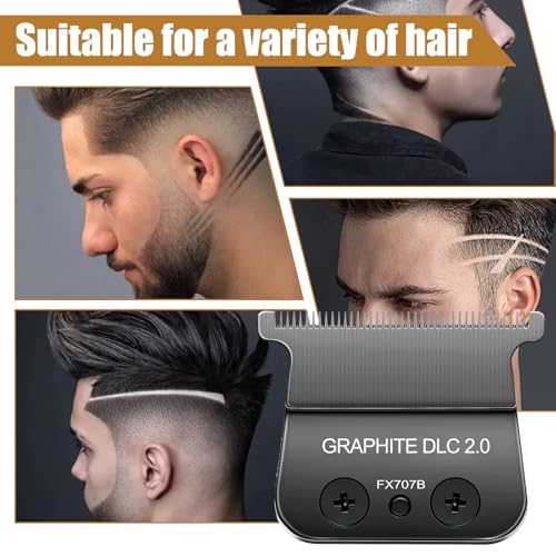 COSYONALL Trimmer Replacement Blade for Babyliss FX787 & FX726 Hair Trimmers,DLC 2.0 Clipper Replacement Blades Compatible with BaByliss Pro Barberology Trimmer Blades