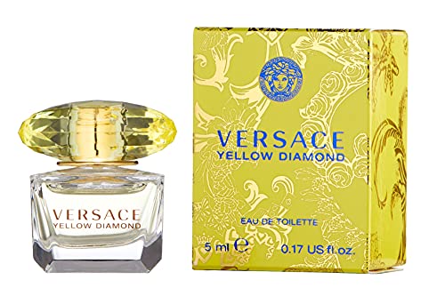 Versace Yellow Diamond Eau De Toilette Mini Perfume Spray - 0.17 oz