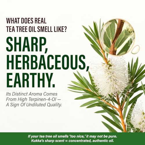 Pure Tea Tree Oil 4 Fl Oz - GC/MS Tested Essential Oil