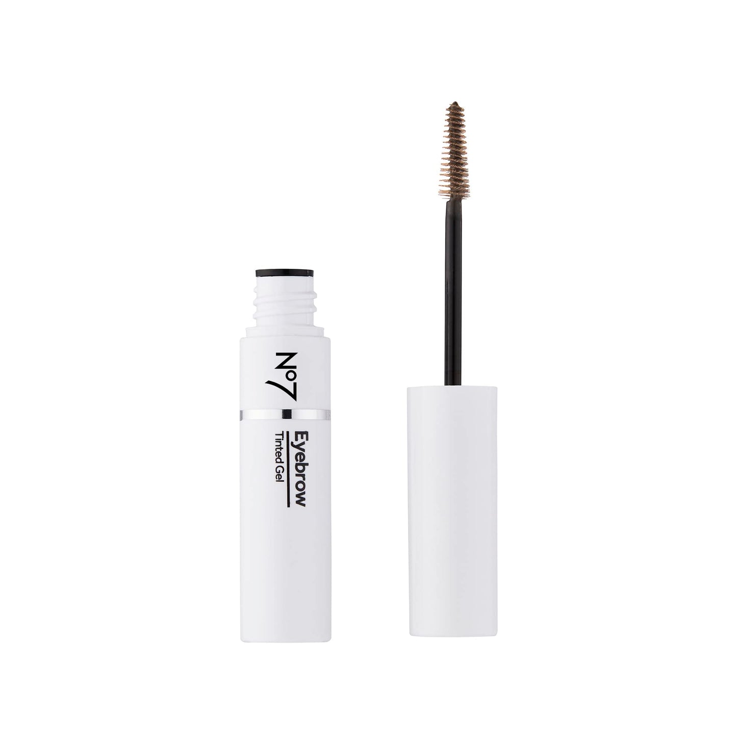 No7 Beautiful Eyebrows Gel - Light - Contains Pink Pepper Extract for Fuller, Darker Eyebrows - Flexible Brow Gel for Shaping & Filling Brows (3.7ml)