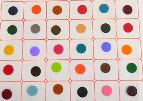 720 Count Multicolor Polka Dot Bindi Assortment