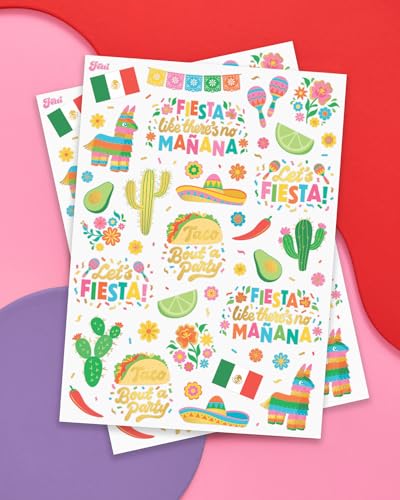xo, Fetti Fiesta Metallic Tattoos - 52 Styles Cinco De Mayo