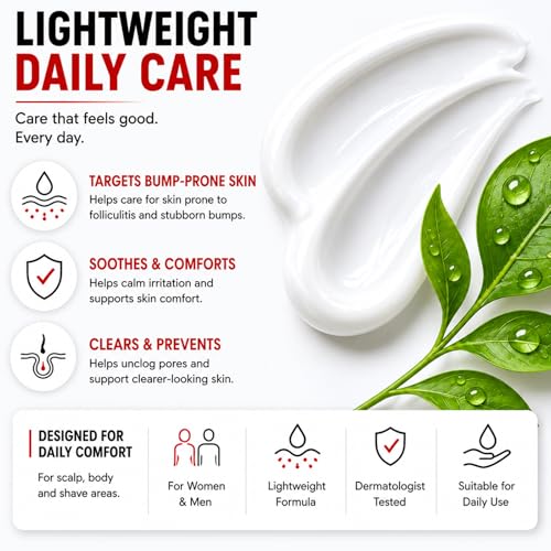 5% Benzoyl Peroxide Bump Cream for Scalp, Back & Body