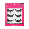 iEnvy False Eyelashes 3 Pairs Fluffy and Natural Multiangle and Volume Faux Mink Lashes (08)