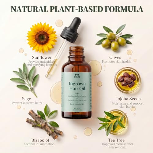 Ingrown Hair Treatment Oil - Tea Tree & Jojoba, 1oz