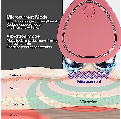 Microcurrent Face Lifting Massager - 3 Modes, Rechargeable