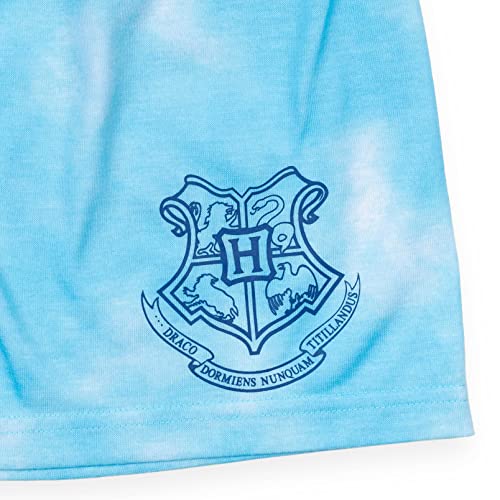 Harry Potter Gryffindor Hufflepuff Ravenclaw Slytherin Girls Pajama Shirt and Shorts Sleep Set Little Kid to Big Kid