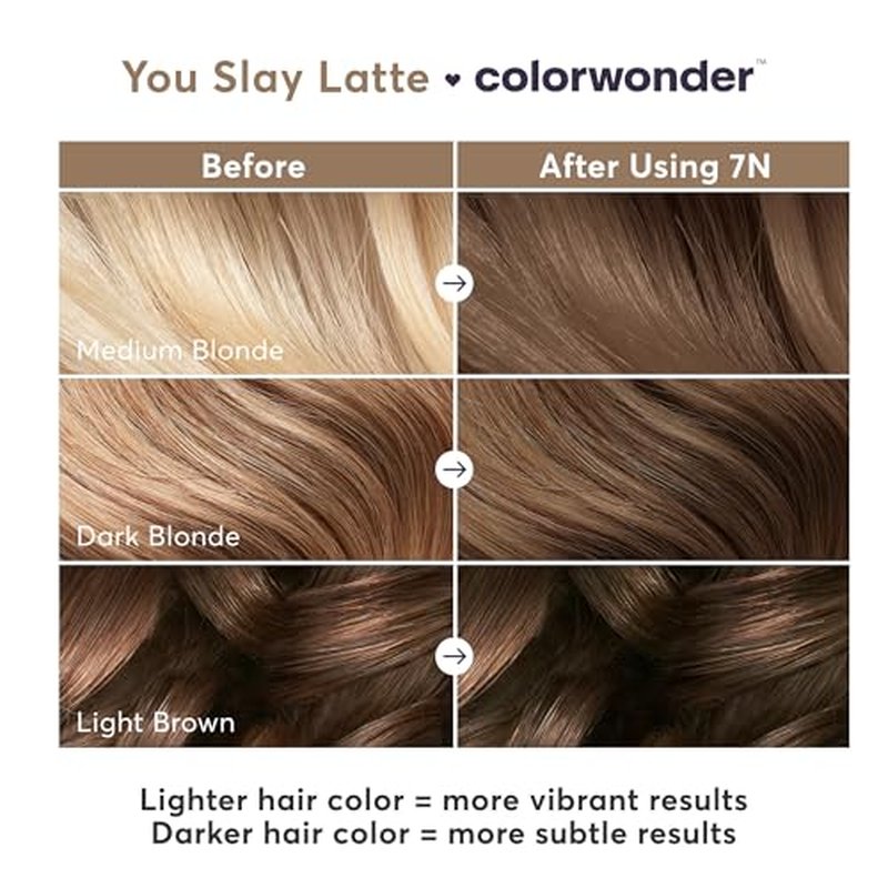 Madison Reed ColorWonder Demi-Permanent Hair Dye, You Slay Latte 7N