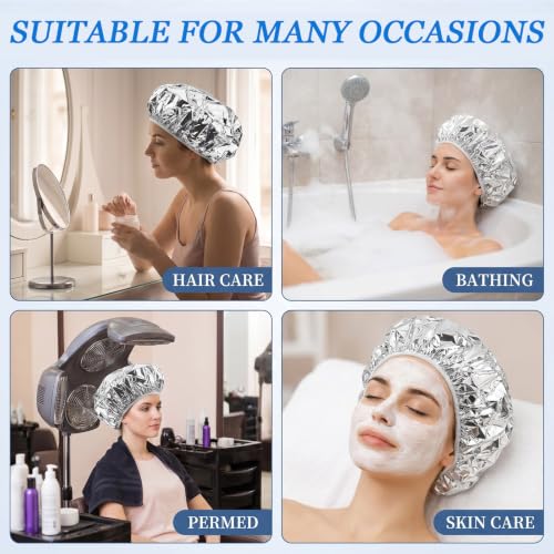 Reusable Heat Cap for Deep Conditioning - Set of 4