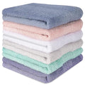 100% Cotton Washcloth 6-Pack, 13x13 Inch