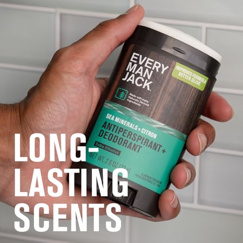 Antiperspirant Deodorant for Men - 48-Hour Odor Protection, 3 Scents