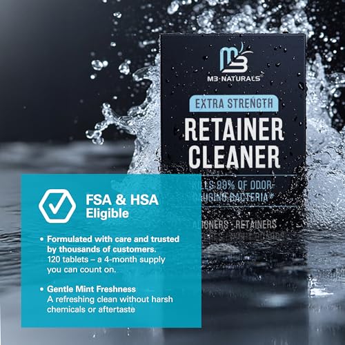 Retainer Cleaner Tablets - 120 Tablets, 4 Month Supply, Mint