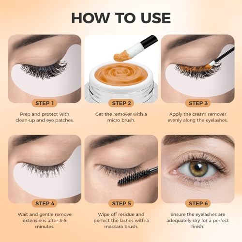 Eyelash Extension Remover Cream | Professional Lash Dissolving Formula