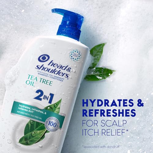 Head & Shoulders Tea Tree Oil 2-in-1 Anti-Dandruff Shampoo & Conditioner, 28.2 fl oz