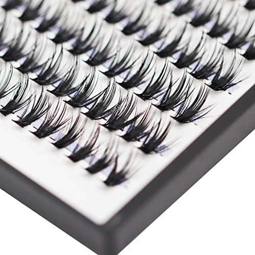 Bodermincer 240pcs C Curl Cluster Lashes 12mm Mixed Length