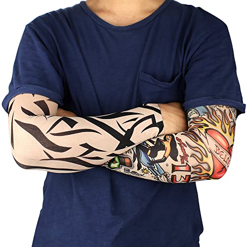 Temporary Tattoo Sleeves for Men & Women, 12-Piece Set
