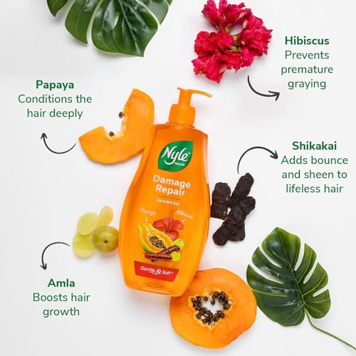 Nylle Damage Repair & Hydration Shampoo Set, 13.5 fl oz, 2 Pack