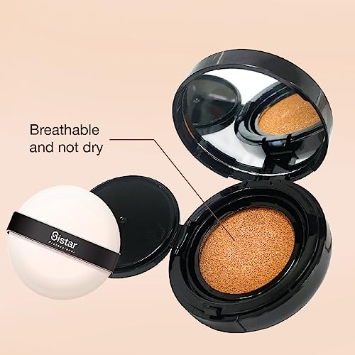 Sistar BB Cushion Full Coverage Foundation with Mirror Case