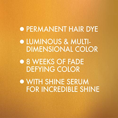 L'Oreal Paris Superior Preference Luminous Fade-Defying Permanent Hair Color, Hair Dye For Up to 9 Weeks of Radiance, Dark Brown 4, 1 Hair Dye Kit (Pack of 2)