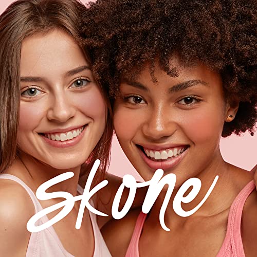 Skone Flushed & Flirtatious Make up Blush Palette - Blush Makeup as Eyeshadow, Blush, Highlighter in One Palette - Matte & Shimmer Glow of Pink & Peach Colors of Professional-grade Formula Cosmetics