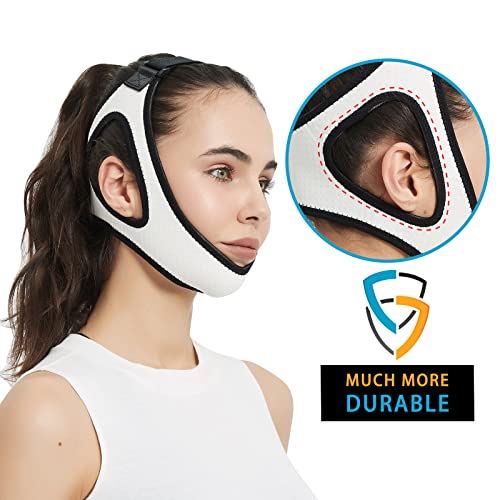 CPAP Chin Strap Double Adjustable - Breathable Sleep Support