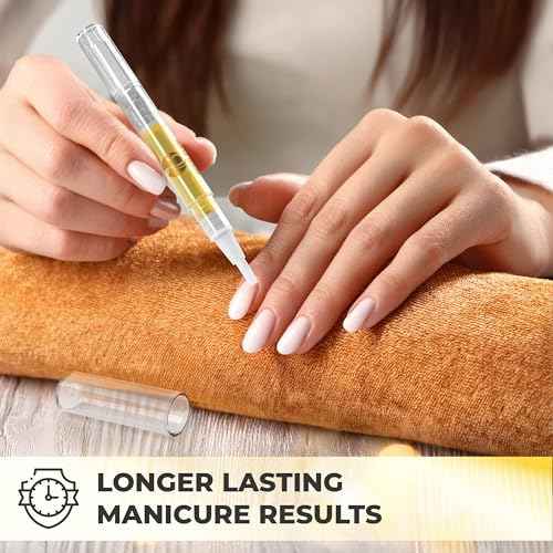 Cuticle Oil Protector Pen ? Nail Care & Strengthening Treatment for Manicures, Compatible with Gel Polish & Acrylics
