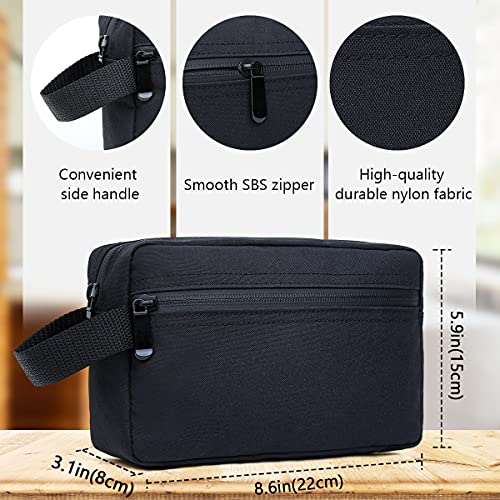 FUNSEED Water-Resistant Travel Toiletry Bag with Divider