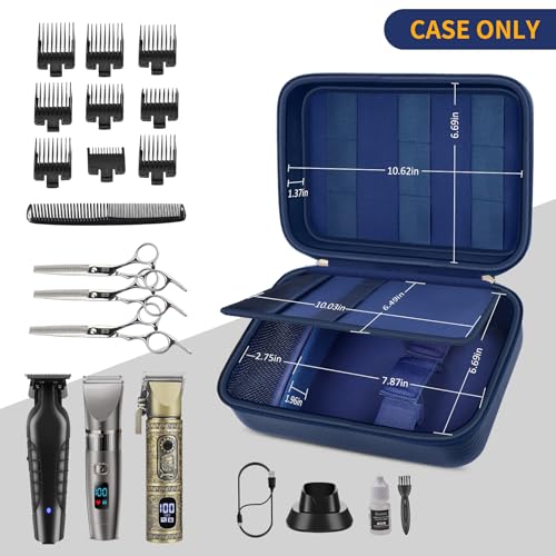 Barber Clippers Storage Bag - Portable Organizer for Hair Clipper Kit