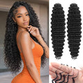 18" Feather Crochet Hair for Black Women - 100 Strands Deep Wave