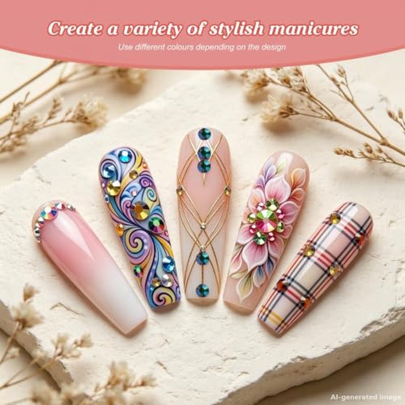 36000 Resin Rhinestones 3mm Jelly AB 28 Colors with Glue & Tweezers