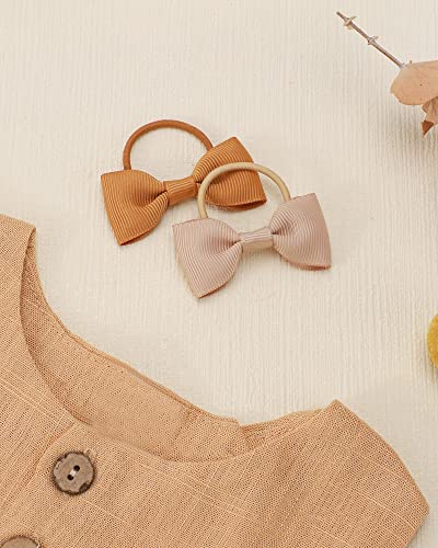 40-Piece 2" Baby Hair Bows Elastic Ties Set