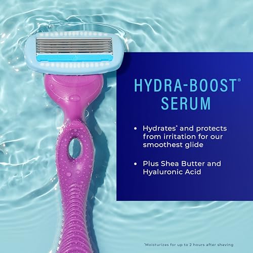Moisturizing Razor Blade Refills for Women - 5-Blade, 6 Count