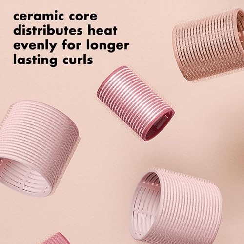 Ceramic Thermal Hair Rollers - 9 Pack for Volume & Shine