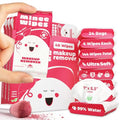 Impossibly Compact Travel Makeup Remover Wipes - 99% Water and Aloe - Ultra Soft, Safe for Sensitive Skin, Thick & Durable - Travel Essentials for Adults & Teens - Scented (24 Pack 144 Wipes)