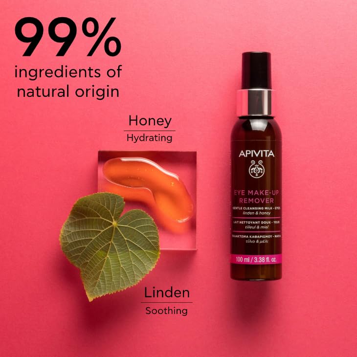 Apivita Eye Makeup Remover Cleansing Milk with Linden & Honey