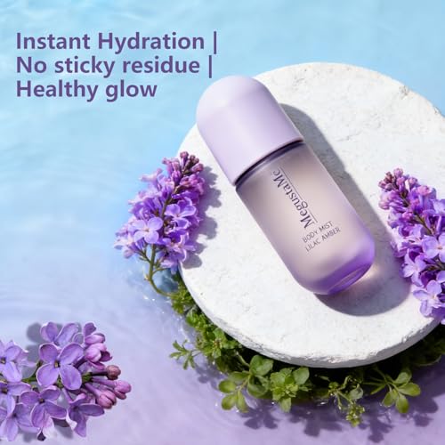 Lilac Amber Body Spray for Women, Long Lasting Floral Woody Mist