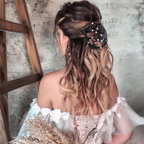 5-Piece Stretchy Magic Hair Combs Set for Women