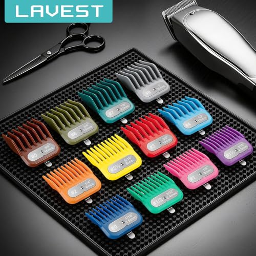 LAVEST Clipper Guards Set for Andis & Oster Clippers, Sizes #0-#8
