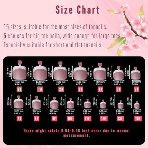 NOVO OVO French Tip Press-On Nail Set - BERRY PINK, 360 pcs