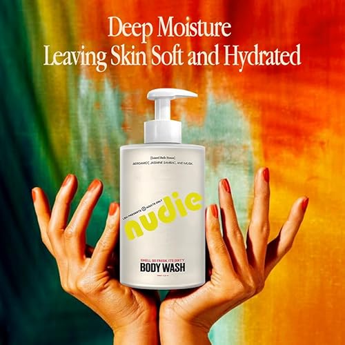 Nutrient-Rich Body Wash | Cleanse, Nourish & Strengthen Skin with Niacinamide | Free From Parabens, Sulfates & Phthalates (350 ml, NUDIE) (Medium, Nudie)