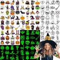 600pc Halloween Temporary Tattoos for Kids - Glow in the Dark