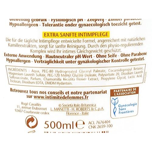 Roge Cavailles Extra-Mild Personal Hygiene Care 500ml