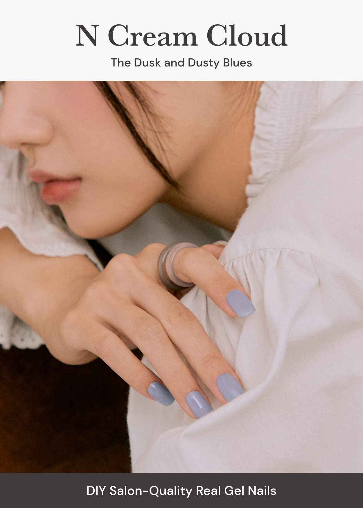 ohora Semi Cured Gel Nail Set of 3 (Pro Easy Peel Remover & N Cream Sky & N Cream Cloud) - Professional Salon-Quality Nail Care